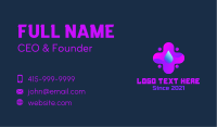 Neon Medical Droplet Business Card Image Preview