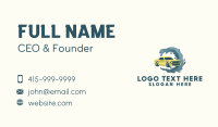 Auto Car Wash Service Business Card Preview