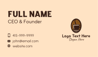 Coffee Bean Cup Business Card Image Preview