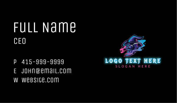 Wizard Vape Smoke Gaming Business Card Design Image Preview