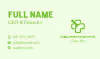 Green Pharmaceutical Cross Business Card Image Preview