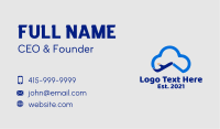 Cloud Aviation Plane  Business Card Image Preview