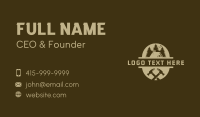 Forest Cabin Carpentry Business Card Image Preview