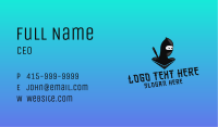 Gaming Ninja Character Business Card Image Preview