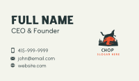 Wolf Moon Silhouette Business Card Design