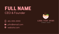 Ramen Noodles Mascot Business Card Image Preview