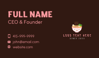 Ramen Noodles Mascot Business Card Preview