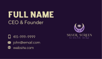 Mystical Floral Moon Business Card Image Preview
