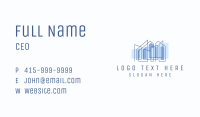 Blue Abstract Architecture Business Card Image Preview