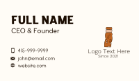 Brown Mayan Statue Business Card Image Preview