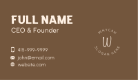 Premium Brand Lettermark Business Card Image Preview