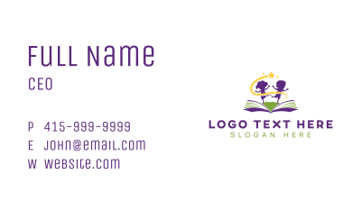 Book Children Learning Business Card Image Preview