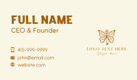 Golden Butterfly Key Business Card Preview