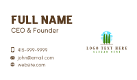 Italian Cypress Tree Business Card Design