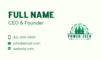 Timber Logging Forest Business Card Image Preview