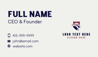 Eagle Defense Shield Business Card Design