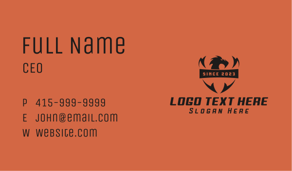 Dragon Clan Emblem  Business Card Design Image Preview