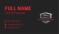 Car Detailing Shield Business Card Image Preview