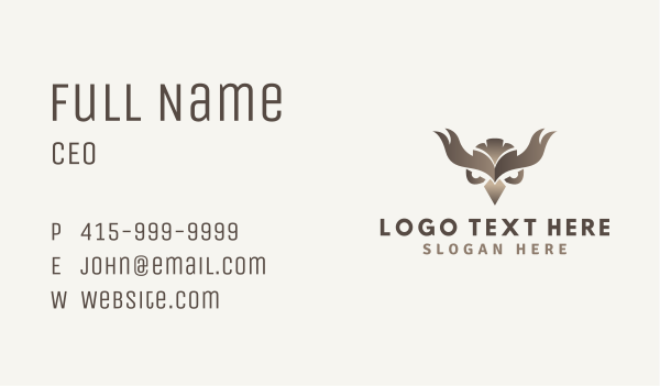 Owl Bird Sanctuary Business Card Design Image Preview