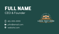 Cabin Roofing Maintenance Business Card Design