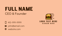 Burger Fast Food Business Card Preview