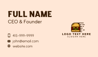 Burger Fast Food Business Card Preview