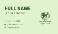 Farm Cattle Badge Business Card Image Preview