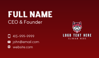 Gaming Canine Streamer Business Card Preview