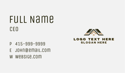 Roofing House Maintenance Business Card Image Preview