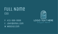 Abstract Arch Wave Business Card Image Preview