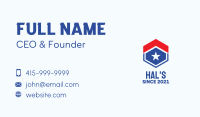 Hexagon Patriot House  Business Card Image Preview