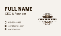 Barrel Beer Brewery Business Card Design