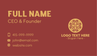 Ornamental Flower Spa Business Card Image Preview