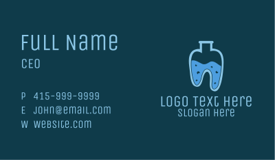 Dental Tooth Lab Test Business Card Image Preview