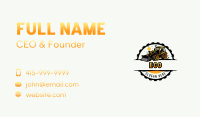 Bulldozer Backhoe Construction Business Card Image Preview