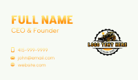 Bulldozer Backhoe Construction Business Card Preview