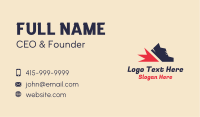 Running Shoe Business Card Image Preview