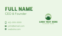 Grass Planting Gardener  Business Card Preview