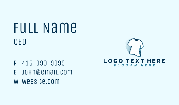 Shirt Clothing Apparel Business Card Design Image Preview