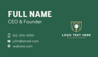 Varsity Golfer Competition Business Card Preview
