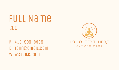 Yoga Wellness Meditation Business Card Image Preview