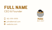 Whale Cafe Coffee Business Card Image Preview