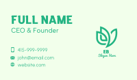 Green Eco Bird Business Card Image Preview