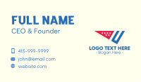 American Flag Slice Business Card Image Preview