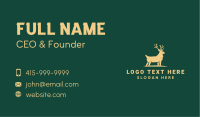 Deluxe Deer Animal Business Card Image Preview