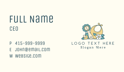 Baby Toy Daycare Business Card