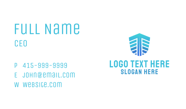 Shield Wings Letter T Business Card Design Image Preview