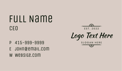 Generic Classic  Firm Business Card Image Preview