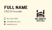 Industrial Storage House Business Card Design