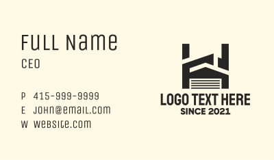 Industrial Storage House Business Card Image Preview